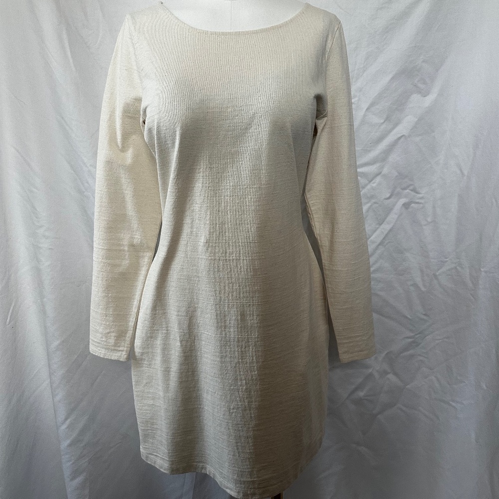 Outerknown The New Denim Project Boatneck Dress in White